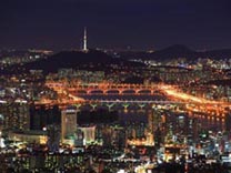 Seoul bei Nacht