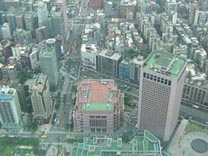 Blick auf Taipeh
