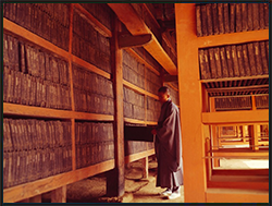 Tripitaka Koreana samt den Archiven im Tempel Haeinsa